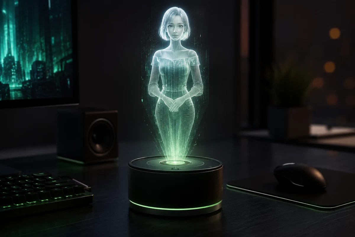 ¿Qué es un holograma de IA de escritorio? Guía de la categoría 2026